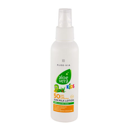 Слънцезащитно спрей мляко за деца SPF 50 с Алое Вера