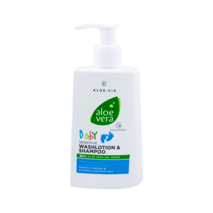 Измиващ лосион и шампоан Aloe Vera Baby Sensitive